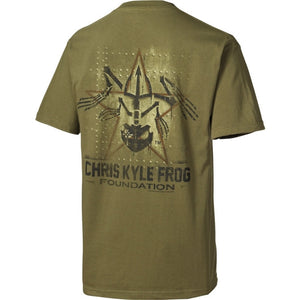 Chris Kyle Frog Foundation Military Panel Green American Sniper T-Shirt-Cyberteez