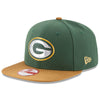 Green Bay Packers NFL GOLD COLLECTION New Era 9FIFTY Snapback Hat-Cyberteez