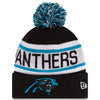 Carolina Panthers NFL New Era Biggest Fan Redux Pom Beanie Knit Hat-Cyberteez