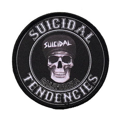 Suicidal Tendencies California Skull Logo Sew Or Iron On Patch