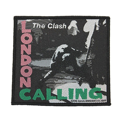 The Clash London Calling Woven Embroidered Sew Iron On Patch
