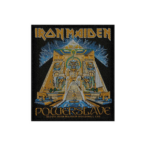 Iron Maiden Powerslave Embroidered Woven Sew Iron On Patch-Cyberteez