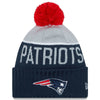 New England Patriots NFL New Era On Field Sport Knit 2015-16 Pom Beanie Knit Hat Cap-Cyberteez