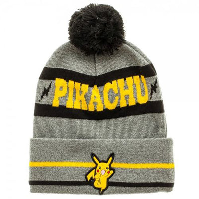 PIKACHU Pokemon Fold Cuff Beanie Knit Cap Hat