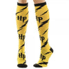 Harry Potter Logo Yellow/Black Knee High Socks-Cyberteez