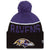 Baltimore Ravens NFL New Era On Field Sport Knit 2015-16 Pom Beanie Knit Hat Cap