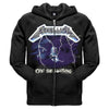 Metallica Ride The Lightning Zip Hoody Sweatshirt-Cyberteez