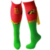 Robin Logo Knee High Socks w/ Capes Batman-Cyberteez