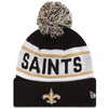 New Orleans Saints NFL New Era Biggest Fan Redux Pom Beanie Knit Hat-Cyberteez