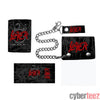 Slayer Eagle Tri-Fold Leather Chain Wallet-Cyberteez