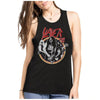 Slayer Tour '84 Women's Muscle Tank Tee T-Shirt-Cyberteez