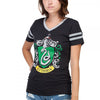 Harry Potter Slytherin Crest Hockey Jersey Women's T-Shirt-Cyberteez
