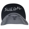 Suicidal Tendencies Logo Gray Embroidered Snapback Baseball Hat Cap-Cyberteez