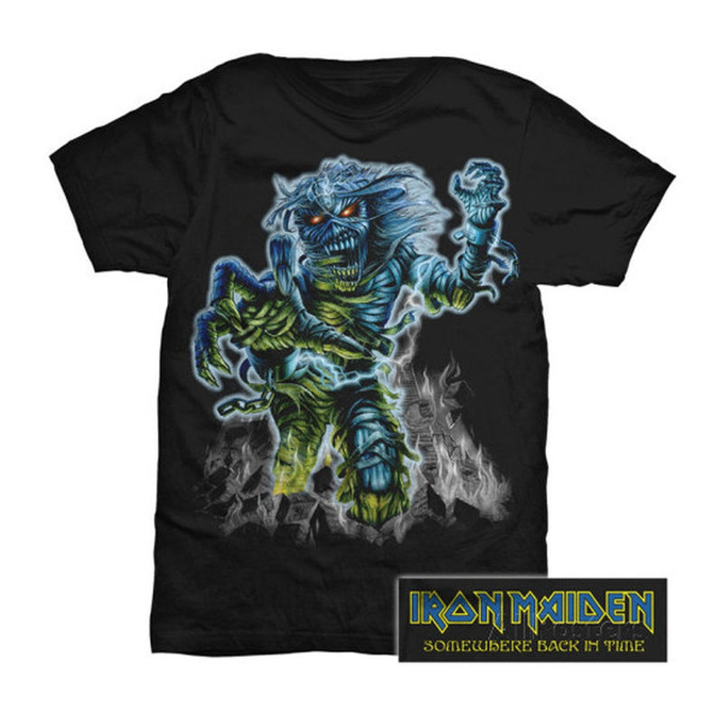 Iron Maiden Somewhere Back In Time Jumbo Mummy Eddie T-Shirt-Cyberteez