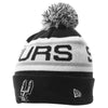 San Antonio Spurs NBA New Era Biggest Fan Redux Pom Beanie Knit Hat-Cyberteez