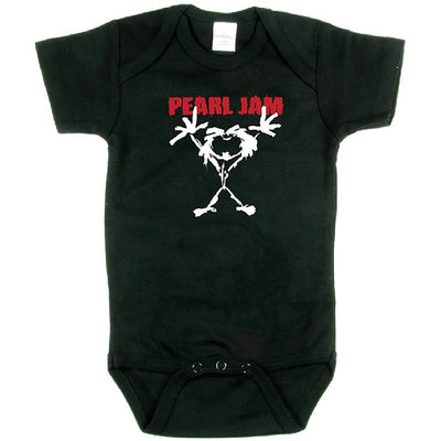 Pearl Jam Stick Man Logo Kids Infant Childrens Onesie