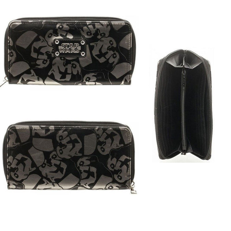 Star Wars Stormtrooper All Over Print Zip Around Clutch Wallet-Cyberteez