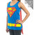 Supergirl Superman Logo Women's Costume With Red Cape Cosplay Tank Top