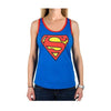 Superman Logo Women's Racer Back Tank Top-Cyberteez