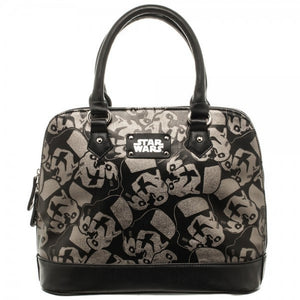 Star Wars Stormtrooper Dome Satchel w/ Metal Charm Hand Bag Purse-Cyberteez