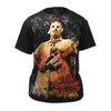 Texas Chainsaw Massacre Leatherface All Over Black T-Shirt-Cyberteez