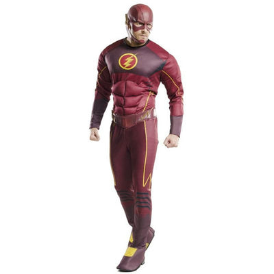 Flash Men's Deluxe Jumpsuit Costume