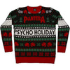 Pantera Psycho Holiday Logo Ugly Christmas Sweater Limited Edition-Cyberteez