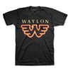 Waylon Jennings Wings W Logo T-Shirt-Cyberteez