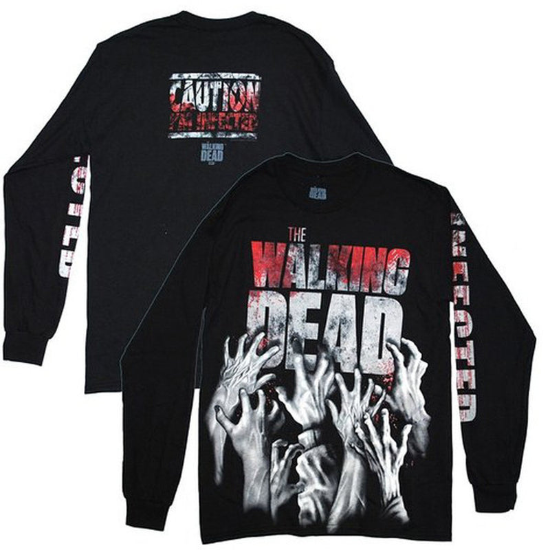 Walking Dead Infected LONGSLEEVE T-Shirt-Cyberteez