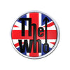 The Who Union Jack Logo Lapel Pin Badge Button-Cyberteez